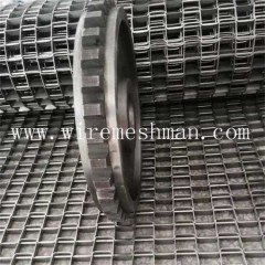 AISI304 Stainless Steel Flat Wire Conveyor Belt图1