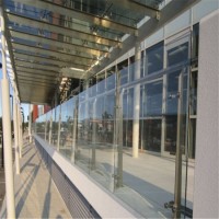 Modern SUS304/SUS316 Stainless Steel Glass Balustrade/Glass Railing Design for Residential Building