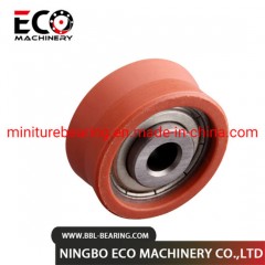 V Groove Plastic Pulley Wheel with Bearing for Sliding Door Roller图1