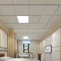 Antibacterial Fire-Resistance Gypsum Ceiling Panel for Hospital with Special Curved Grids (000)