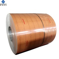 PVDF/PE/Feve 3003h24 1100h24 Aluminium Coil Coated Wooden Prepainted Aluminum Alloy Sheet for Buildi