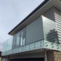 Hot Selling Tempered Glass Balustrades Stainless Steel Standoff Balcony Railing