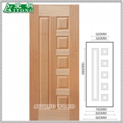 Decorative Interior Wood Veneer MDF HDF Door Skin Cheap Price图1