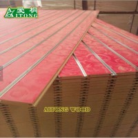 15mm 18mm 7/11/15 Grooves Melamine Faced MDF Slotted MDF/Melamine Slatwall