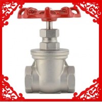 Russain GOCT Inside Screw Thread 1/2" Female 200 Psi Wog Stainless Steel Gate Valve