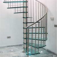 Decorative Spiral Staircase Withmetal Beam for Space Saving