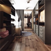 Factory Wholesale Luxury Walk-in Closet/Wardrobe for Villa and Large-Size Apartment