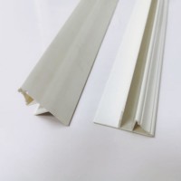 Rigid Plastic Wall Panel Accessory Decoration PVC Corner Profiles