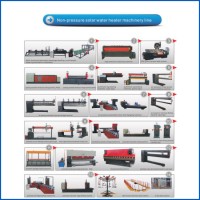 Solar Water Heater Machinery with Non-Pressure Tank Making Equipment China Supplier