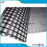 Self adhesive Type Fiberglass Geogrid for Asphalt Overlay Reinforcement