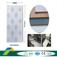 6mm Thickness Fast Installation Wall Panel Plastic PVC Panel Decorative PVC Ceiling Panel Building M