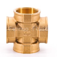 High Quality Forged Brass Female Cross Thread Fittings F*4