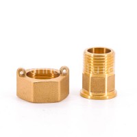 Brass Water Meter Connectors Thread Fittings M*F