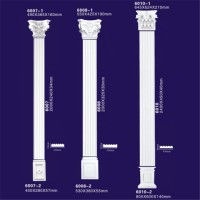 Polyurethane Roman Pillars Column Molds with Matt / Glossy Surface Finished