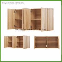 PVC Film Modular Kitchen Cabinet Door with Base Carcase Kitchen Cabinets for Wooden Furniture