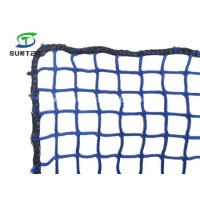 Blue Color PP/Polyester Knotless Cargo Net  Container Net  Fall Arrest Net  Safety Catch Net in Cons