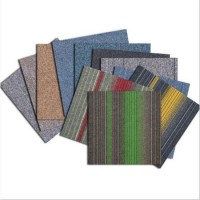 PP Material 50x50 Washable Rugs Commercial Carpet Tiles Used for Office /Loop Pile Office Comme