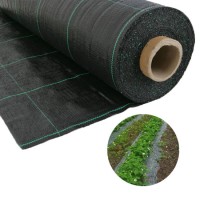 Woven PP Weed Matting  Green/Black Weedmat for Agricultural Ground Cover Fabric