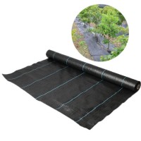 Agricultural Weed Control Mat Plastic Weed Matting  PP Ground Cover with Holes