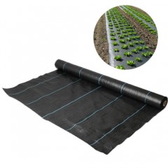 PP/PE Woven Weed Mat Weed Prevent Fabric Agriculture Weed Control Landscape Fabric图1