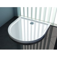 Fan- Shaped Round ABS Shower Base