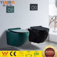 Matte Black European Toilet Hanging Wall Toilet Bowl Intelligent Toilet Seat