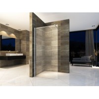 6/8mm Walk in 120x195cm Shower Room with Support Bar