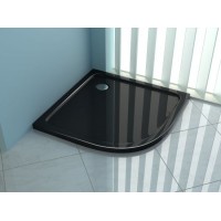 Sector Black Acrylic Shower Base