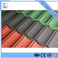 R1-C201 Clay Roof Tile Interlocking Waterproof Stone Coated Steel Roof Tile