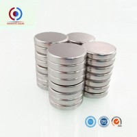 Disc Shaped Magnet Zinc Plating ND N48