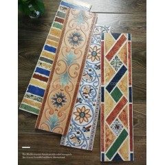 Building Projects Different Color Ceramic Porcelain Rustic Art Skirting Tile Zf-TF-075图1