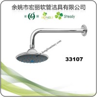 33107 Chrome Plated Shower Head with Stainless Steel Shower Arm