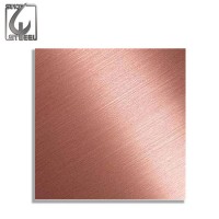 Decorative Polished 304/201 8K Rose Gold Black Ti Super Mirror Hairline Hl Color Coated Etched Stain