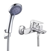 Huadiao Chinese Factory Wall Mounted Shower Set Faucet Antique Shower Faucet Indoor Bath Shower Tap 