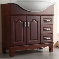 31 Inch Chinese Series Oak Bathroom Vanity Cabinet