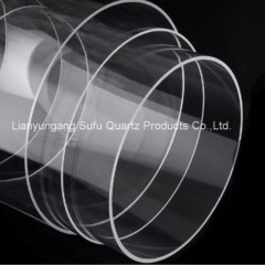 High Purity 99.99 Fused Silica Large Diameter Clear Quartz Glass Tube图1