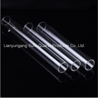 Clear Cut Short Length Fused Silica Quartz Glass Tube Quartz Tube for UV Lamp