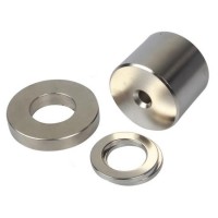 Strong Magnetic Neodymium Ring Magnet Sintered NdFeB Material