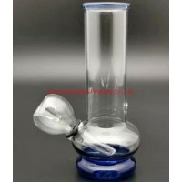 Blue Color Small Borosilicate Glass Smoking Water Pipe