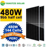 Yangtze Popular 460W 470W 480W Half Cells 144cells Mono Solar Panel