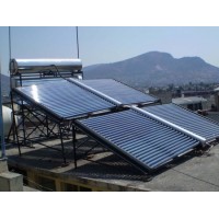 Non Pressure Solar Collector with 50 Vacuum Tubes