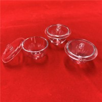 17ml Clear Silica Quartz Crucibles with Lid