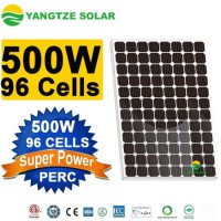 Yangtze 2021 Super Highest Efficiency Monocrystalline 500watt High Capacity Solar Panels