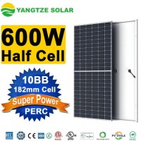 Yangtze 2021 New Product Half Cell 182mm 550W 580W 600W Solar Panel