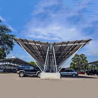 Tianfon Solar Mounting Brackets Solar Carport with Grid Tie 1kw 2kw Solar Panel System