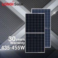 Longi Hi-Mo4 Solar Photovoltaic Module 430W 435W 440W 445W 450W Dual Glass Transparente Bifacial Per