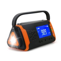 Portable Hand Crank Solar Charger Flashlight Emergency Am FM Noaa Radio