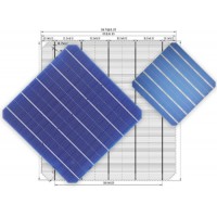 Mariosolar 5bb Mono Solar Cell 156.75*156.75mm High Efficiencys 20.6%-22.0% Bifacial Perc Half Cut M