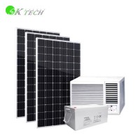 Green Power DC 24V 48V 9000BTU Solar Air Conditioner Hotel Office Window Mounting