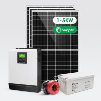 Sunpal Solar Energy Storage System 1kw 2kw 3kw 4kw 5kw off Grid Solar Power System for Home